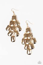 Load image into Gallery viewer, Contemporary Catwalk Gold Earrings