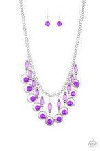 Load image into Gallery viewer, Cool Cascade Purple Necklace - Angie&#39;s $5.00 Bling
