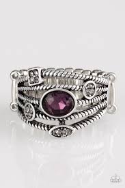 Cosmic Combo Purple Ring - Angie's $5.00 Bling
