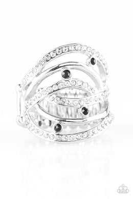 Cosmic Compass Black Ring - Angie's $5.00 Bling