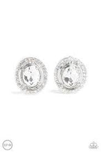 Load image into Gallery viewer, Cost a Fortune White Clip On Earrings