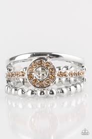 Cost of Living Brown Skinny Band Ring