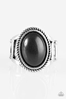 Country Crew Black Ring - Angie's $5.00 Bling