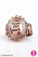 Load image into Gallery viewer, Courageous Heart Copper Ring - Angie&#39;s $5.00 Bling