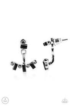 Load image into Gallery viewer, Courageously Cosmo Black Jacket Earrings