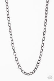 Courtside Seats Black Men's Necklace