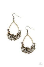 Load image into Gallery viewer, Crash Landing Brass Earrings