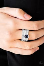 Load image into Gallery viewer, Crown Achievement Blue Ring - Angie&#39;s $5.00 Bling