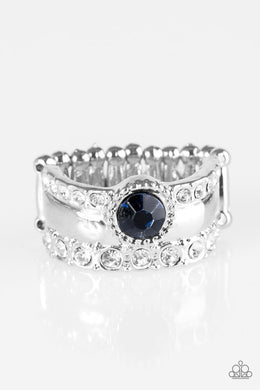 Crown Achievement Blue Ring - Angie's $5.00 Bling