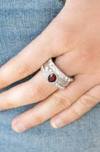 Load image into Gallery viewer, Crown Achievement Red Ring - Angie&#39;s $5.00 Bling
