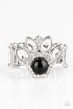 Load image into Gallery viewer, Crown Coronation Black Ring - Angie&#39;s $5.00 Bling