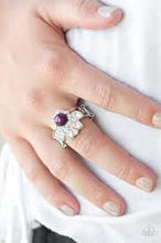 Load image into Gallery viewer, Crown Coronation Purple Ring - Angie&#39;s $5.00 Bling