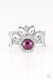 Crown Coronation Purple Ring - Angie's $5.00 Bling