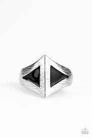 Crusader Black Men's Ring