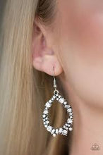 Load image into Gallery viewer, Crushing Couture White Earrings
