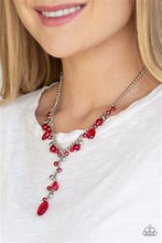 Load image into Gallery viewer, Crystal Couture Red Necklace