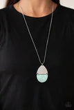 Load image into Gallery viewer, Rainbow Shores Blue Necklace
