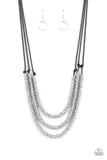 Load image into Gallery viewer, Ring to Reason Black Necklace
