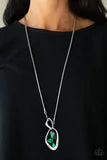 Load image into Gallery viewer, Optical Opulence Green Necklace
