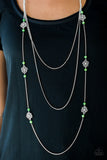 Load image into Gallery viewer, Hibiscus Hideaway Green Necklace