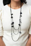 Load image into Gallery viewer, Alluring Luxe Black Necklace
