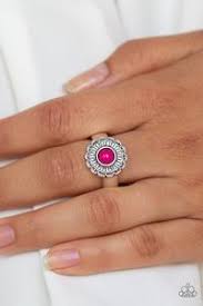 Daisy Dawn Pink Skinny Band Ring