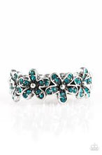 Load image into Gallery viewer, Daisy Dazzle Blue Skinny Band Ring - Angie&#39;s $5.00 Bling