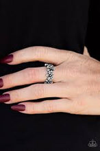 Load image into Gallery viewer, Daisy Dazzle White Skinny Band Ring