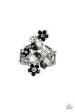 Load image into Gallery viewer, Daisy Delight Black Ring - Angie&#39;s $5.00 Bling