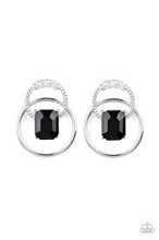 Load image into Gallery viewer, Dangerously Dapper Black Post Earrings