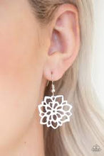 Load image into Gallery viewer, Darling Dahlia Silver Earrings