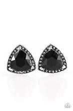 Load image into Gallery viewer, Daringly Duchess Black Post Earrings