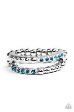 Load image into Gallery viewer, Dauntless Shimmer Blue Skinny Band Ring - Angie&#39;s $5.00 Bling