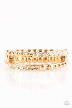 Load image into Gallery viewer, Dauntless Shimmer Gold Skinny Band Ring