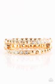 Dauntless Shimmer Gold Skinny Band Ring