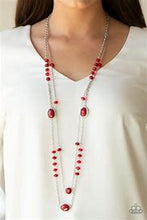Load image into Gallery viewer, Dazzle the Crowd Red Necklace