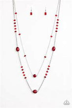 Load image into Gallery viewer, Dazzle the Crowd Red Necklace