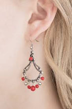Load image into Gallery viewer, Dazzling Date Night Red Earrings