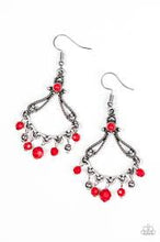 Load image into Gallery viewer, Dazzling Date Night Red Earrings