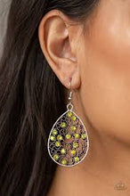 Load image into Gallery viewer, Dazzling Dew Yellow Earrings