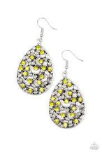 Load image into Gallery viewer, Dazzling Dew Yellow Earrings
