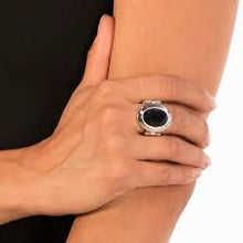 Load image into Gallery viewer, Deal or Noir Deal Black Ring - Angie&#39;s $5.00 Bling