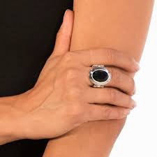 Deal or Noir Deal Black Ring - Angie's $5.00 Bling