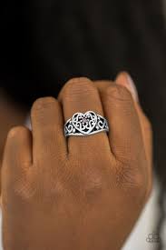 Dearly Beloved Purple Skinny Band Ring