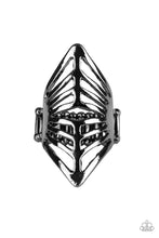 Load image into Gallery viewer, Deco Defender Black Ring - Angie&#39;s $5.00 Bling