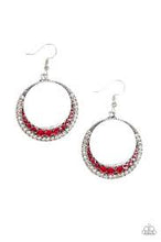 Load image into Gallery viewer, Demanding Dazzle Red Earrings
