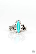 Load image into Gallery viewer, Desert Canyons Blue Skinny Band Ring - Angie&#39;s $5.00 Bling