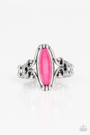 Desert Canyons Pink Skinny Band Ring