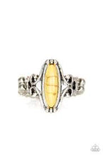 Load image into Gallery viewer, Desert Canyons Yellow Skinny Band Ring