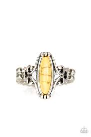 Desert Canyons Yellow Skinny Band Ring
